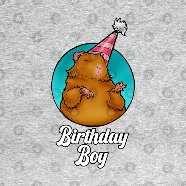 Guinea Pig - Birthday Boy by Nat Ewert Art